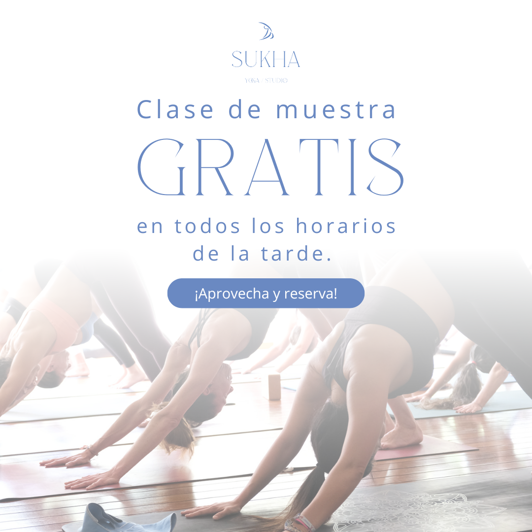 Clase de muestra gratis en todos los horarios de la tarde. ¡Aprovecha y reserva! (Post de Instagram)