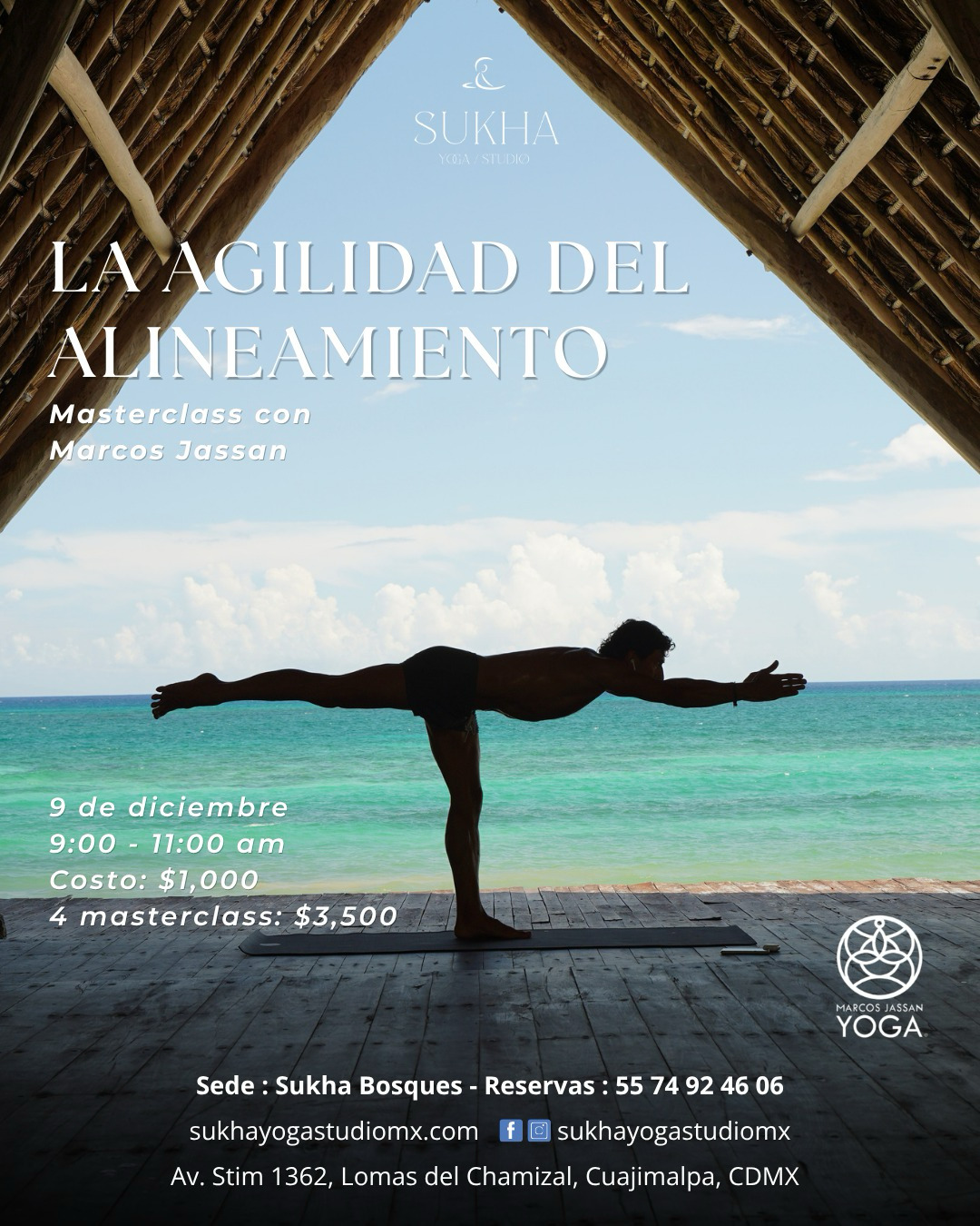 Masterclass La Agilidad del Alineamiento con Marcos Jassan, 9 de diciembre, Sukha Bosques